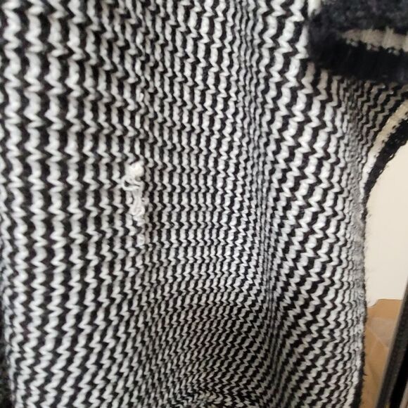 Jack by BB Dakota Black/White Open Cardigan L - Picture 4 of 5
